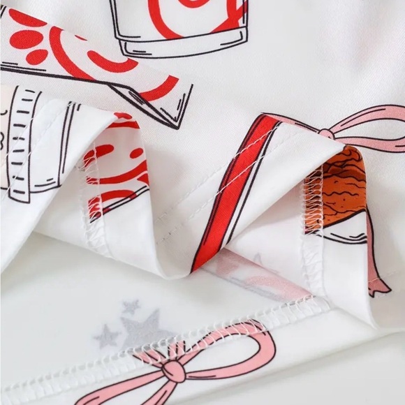 Women’s Two Piece Graphic PJ Set ~ NEW NEVER WORN ~ Size XXL | Polyester - Picture 3 of 14